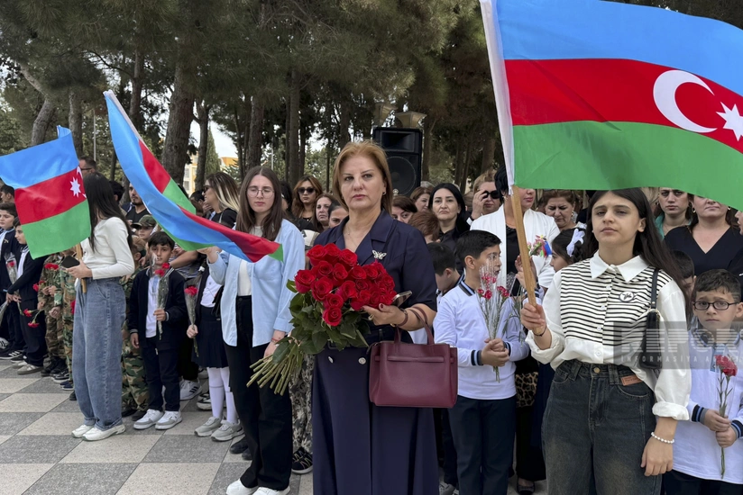 Sumqayıtda Vətən müharibəsi şəhidlərinin xatirəsi anılıb