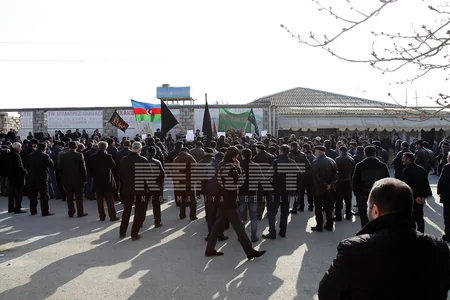 Nardaranda peyğəmbərin karikaturalarının dərcinə etiraz olaraq aksiya keçirilib - YENİLƏNİB