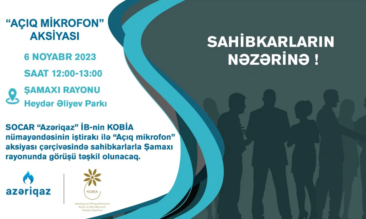 “Azəriqaz”ın sahibkarlarla növbəti görüşü Şamaxıda keçiriləcək