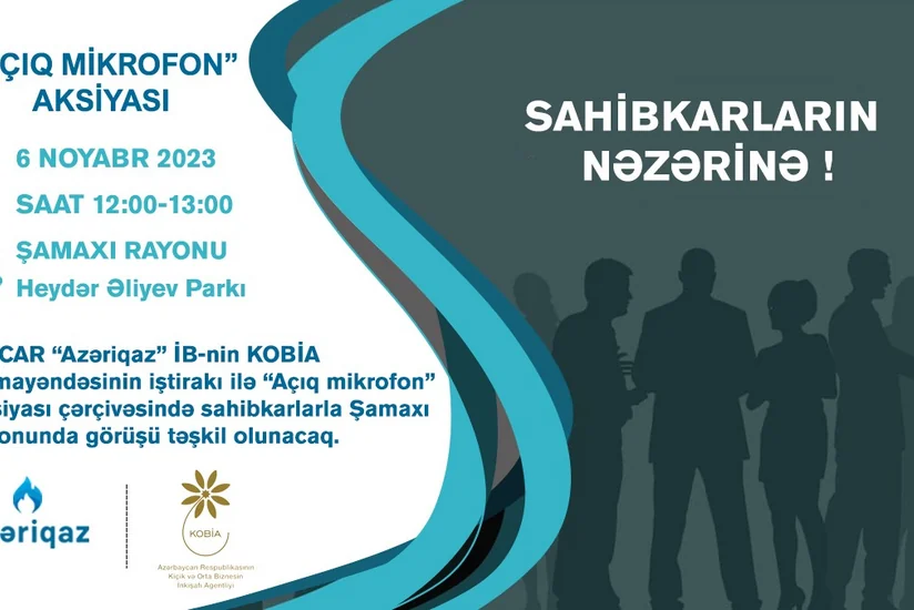 “Azəriqaz”ın sahibkarlarla növbəti görüşü Şamaxıda keçiriləcək