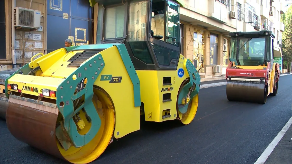 AAYDA: Yasamal rayonu üzrə 2 küçə təmir edilib