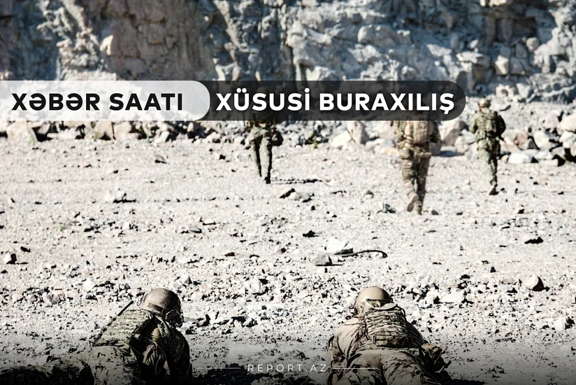 “Xəbər Saatı”: Cəbhə bölgəsinə canlı bağlantı