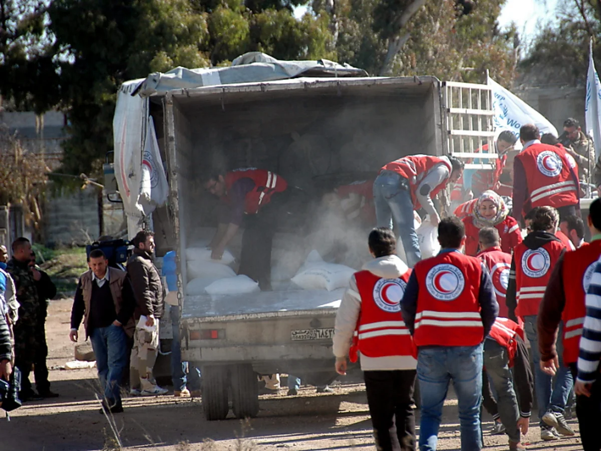 ​Suriyanın mühasirədə olan 5 şəhərinə humanitar yardım göndərilib
