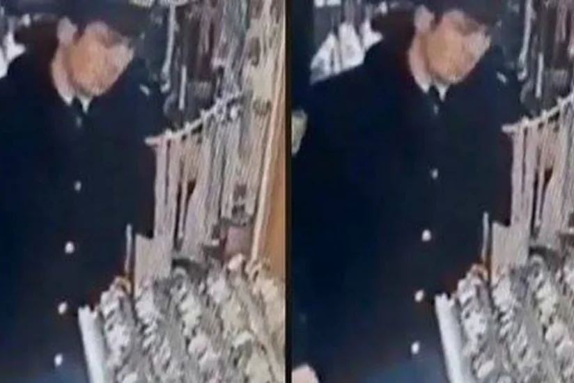 Oğurluq etməsinə dair videosu yayılan polis işdən çıxarılıb