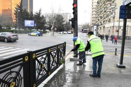 Bakının mərkəzi küçələrində aparılan abadlıq işləri yaxın vaxtlarda yekunlaşacaq