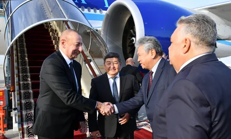 Azərbaycan Prezidenti Qırğızıstanda səfərdədir