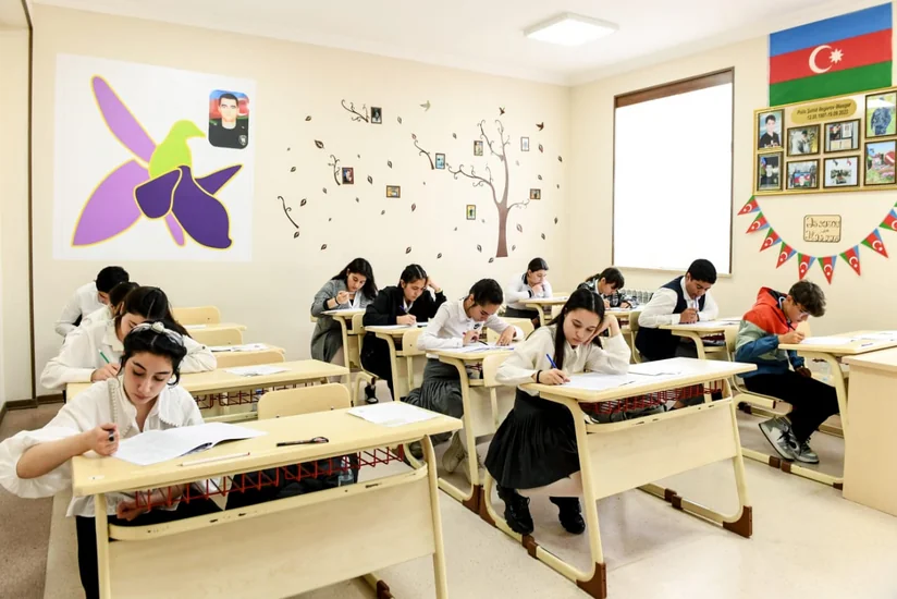 DİM Laçında, Füzulidə, Zabux kəndindəki məktəblərdə buraxılış imtahanı keçirib - YENİLƏNİB