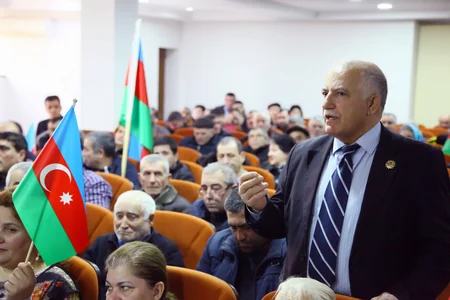 Könül Nurullayeva Qarabağ müharibəsi əlilləri, veteranları, şəhid ailələri və Çernobıl əlilləri ilə görüşüb