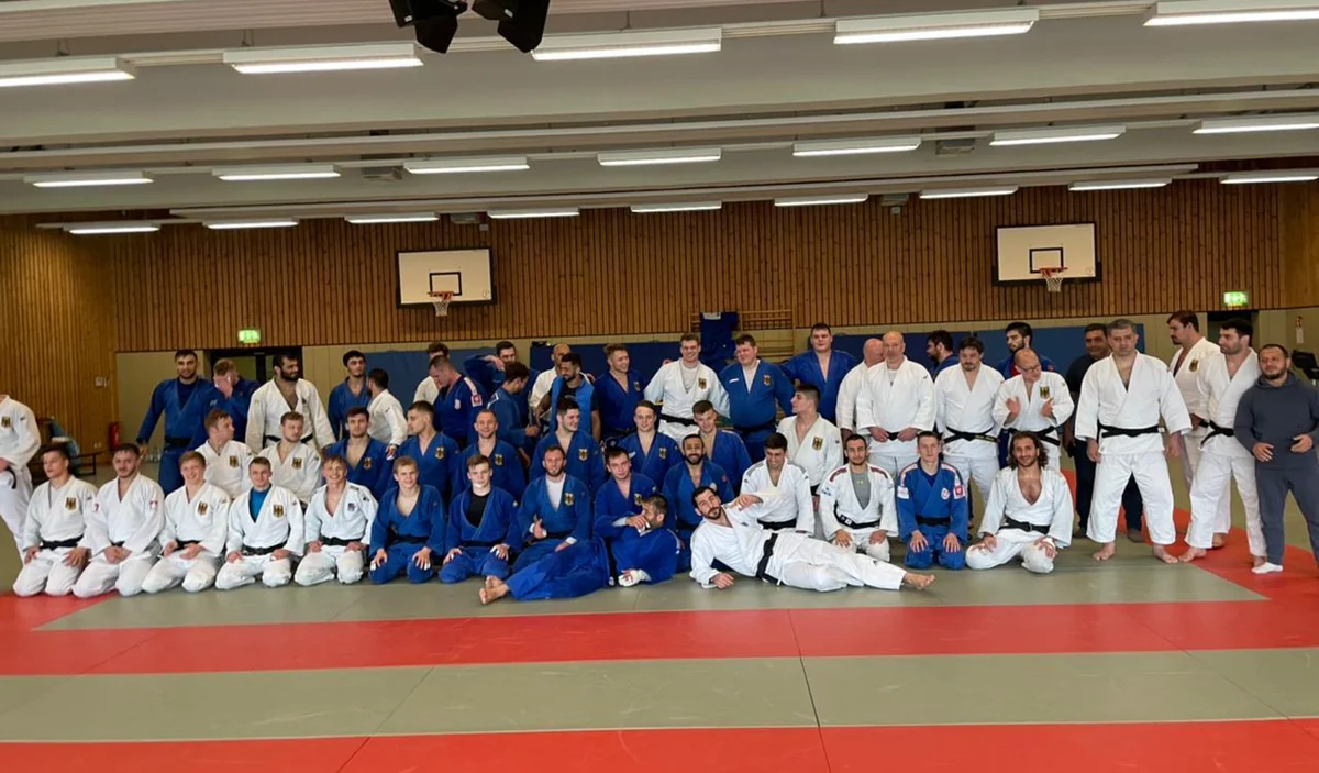 Azerbaijani judokas train for Olympics in Germany