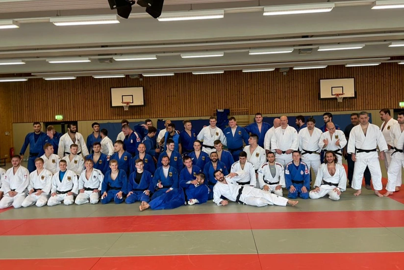 Azerbaijani judokas train for Olympics in Germany