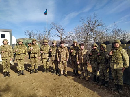 Meetings held with military personnel serving in liberated territories
