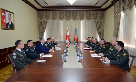 Chief of Georgian Defense Forces arrives in Azerbaijan