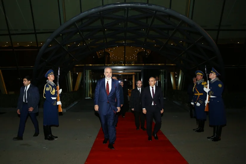 Albaniya Baş nazirinin Azərbaycana işgüzar səfəri başa çatıb