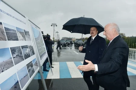 Prezident Sumqayıt Bulvar Kompleksinin yeni salınmış hissəsində yaradılan şəraitlə tanış olub - YENİLƏNİB