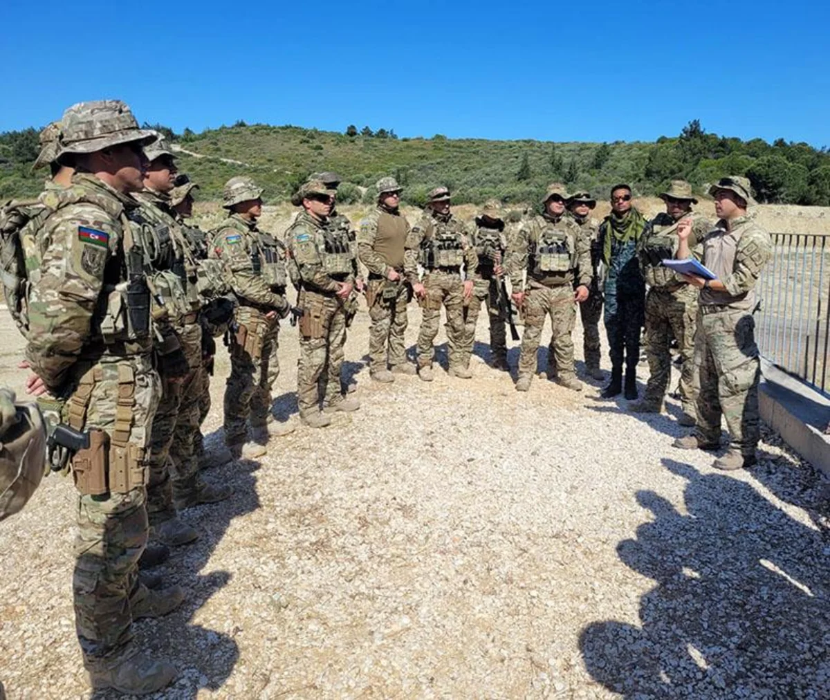 Azerbaijani soldiers attending Efes-2022 training in Turkiye