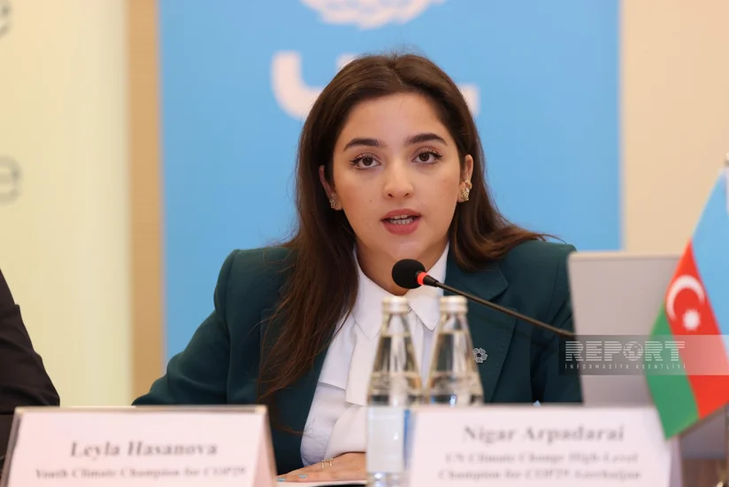 Leyla Həsənova: İqlim dəyişikliyi üzrə gündəliyi formalaşdırmağa başlayırıq