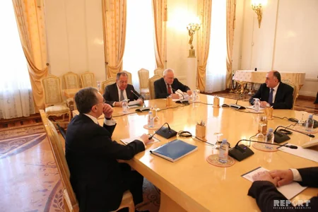 Foreign Ministers of Russia, Azerbaijan and Armenia meet with OSCE Minsk GROUP co-chairs