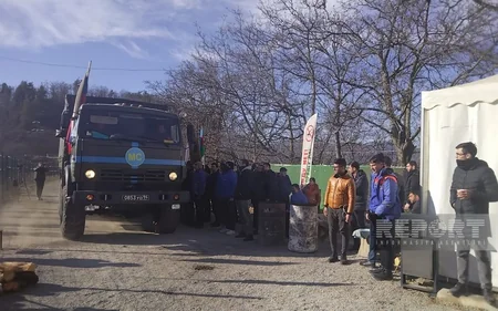 Six more vehicles of peacekeepers pass freely from Lachin to Khankandi - VIDEO - UPDATED 5