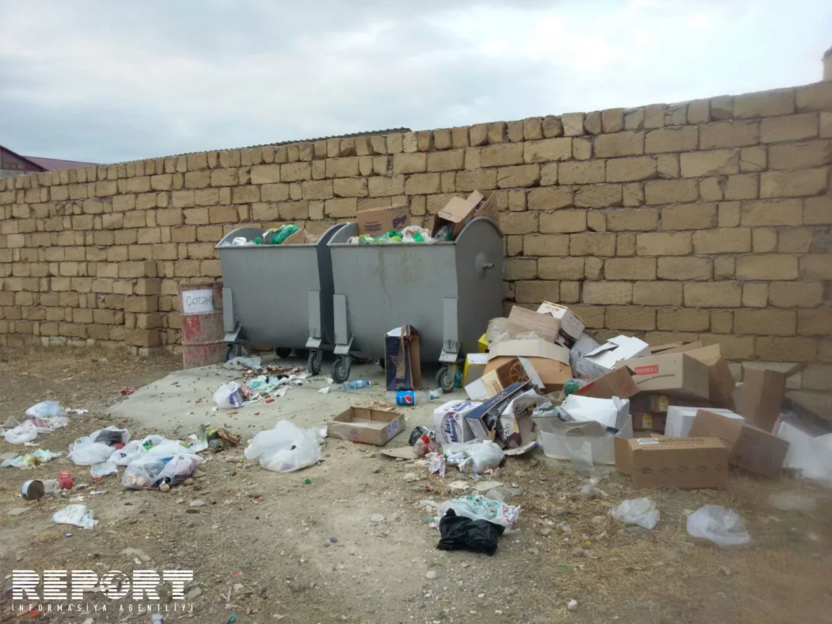Bakının zibil problemi - FOTO