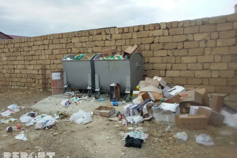 Bakının zibil problemi - FOTO