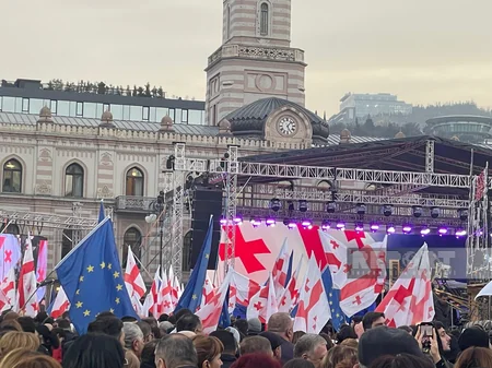 Tbilisidə Gürcüstanın Aİ-yə namizəd statusu alması ilə bağlı konsert keçirilir