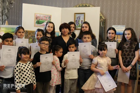 Azərbaycanlı və gürcü uşaqlar Tbilisidə Bahar rənglərini nümayiş etdiriblər