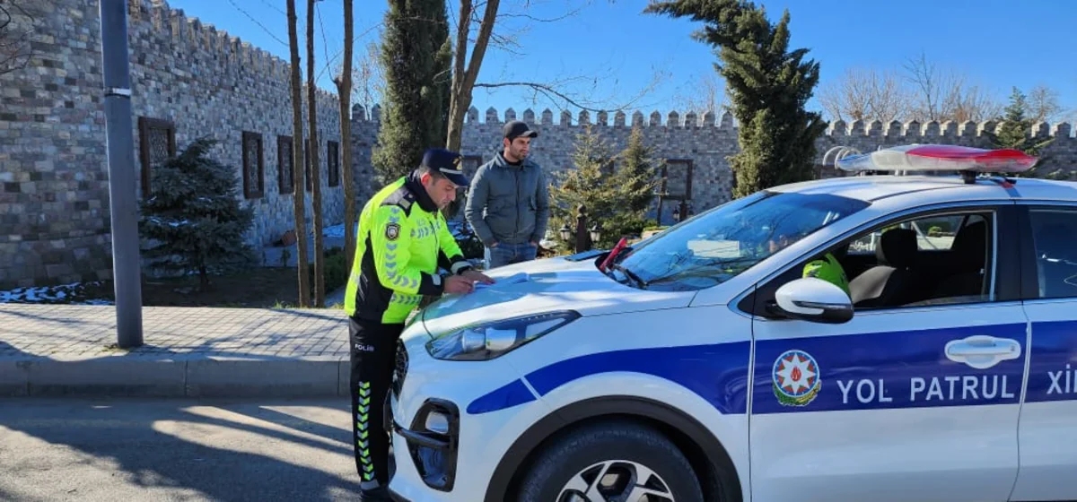 İsmayıllıda təhlükəsizlik kəmərindən istifadə etməyən sürücülərlə bağlı profilaktik tədbirlər keçirilib