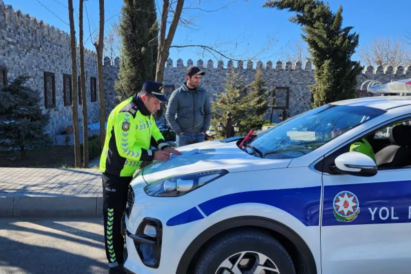 İsmayıllıda təhlükəsizlik kəmərindən istifadə etməyən sürücülərlə bağlı profilaktik tədbirlər keçirilib