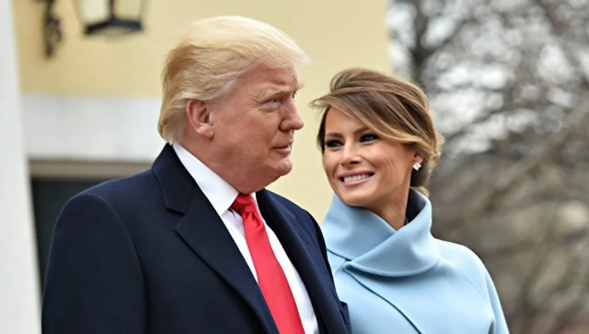 Donald Tramp mərhum Corc Buşla (ata) vida mərasiminə qatılıb