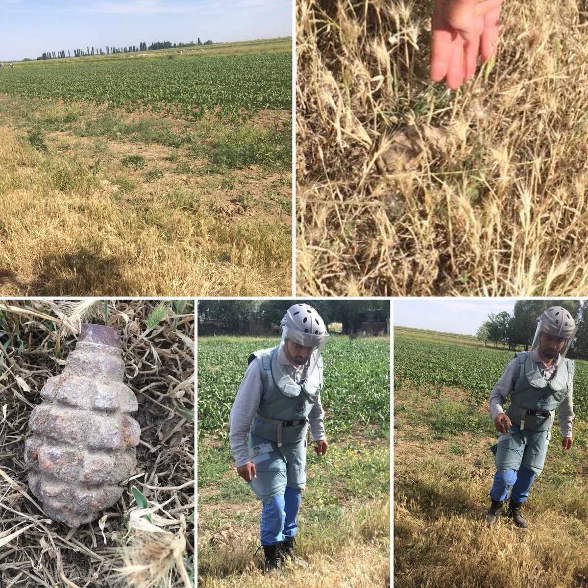 Ağcabədidə əl qumbarası aşkar olunub