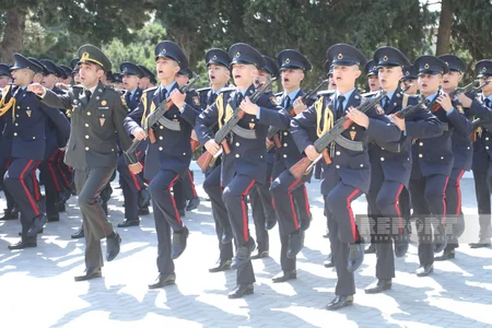 Cəmşid Naxçıvanski adına Hərbi Liseydə kursantların növbəti buraxılış mərasimi olub