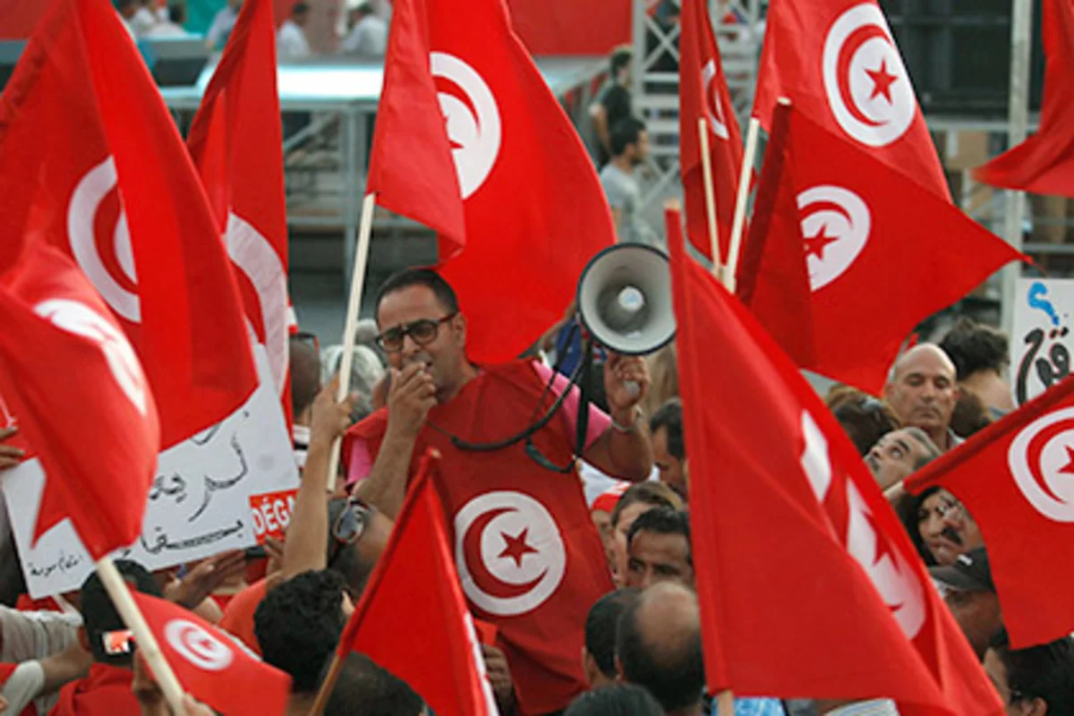 ​A protest rally against terror held in Tunisia