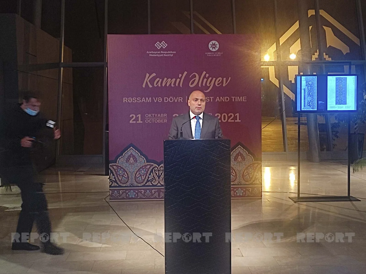 Xalq rəssamı Kamil Əliyevin 100 illik yubileyinə həsr olunmuş sərgi açılıb