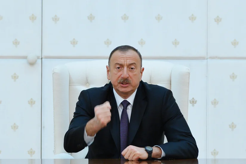 Prezident: “Gənclərimiz bu ilin aprelində Azərbaycan bayrağını Ağdərə, Füzuli, Cəbrayıl rayonlarının bir hissəsində qaldırıblar”