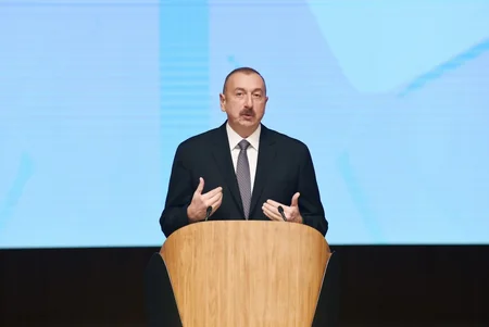 Prezident İlham Əliyev Bakıda VI Beynəlxalq Humanitar Forumun rəsmi açılış mərasimində iştirak edib - VİDEO - YENİLƏNİB