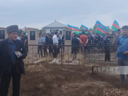 Sabirabadda Birinci Qarabağ müharibəsinin şəhidi Zülfüqar Abbasov dəfn edilib - YENİLƏNİB