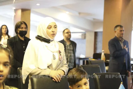 Müstəqilliyimizin bərpasının ildönümü şəhid ailələri ilə birlikdə qeyd edilib