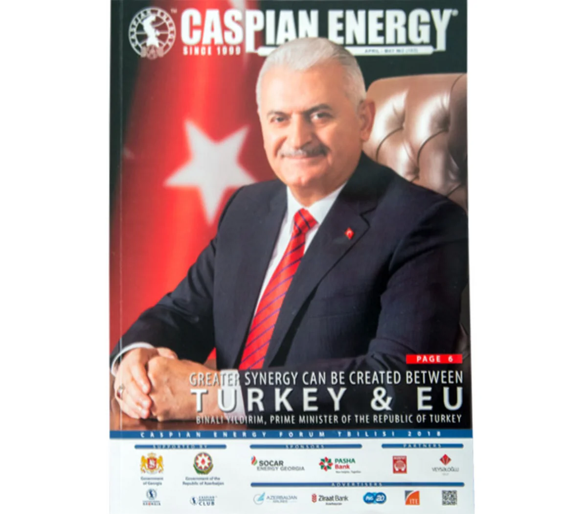 “Caspian Energy” Türkiyənin Baş nazirinin eksklüziv müsahibəsini dərc edib
