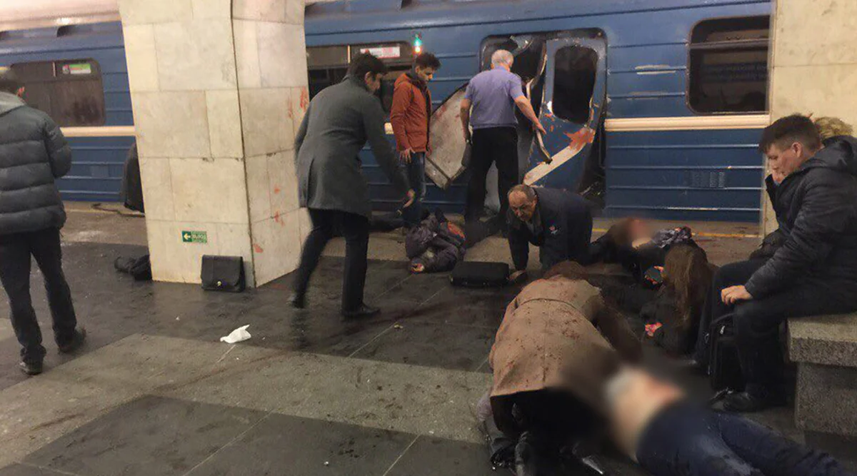 Twin blast in St.Petersburg subway kills 10, injures 30  - UPDATED