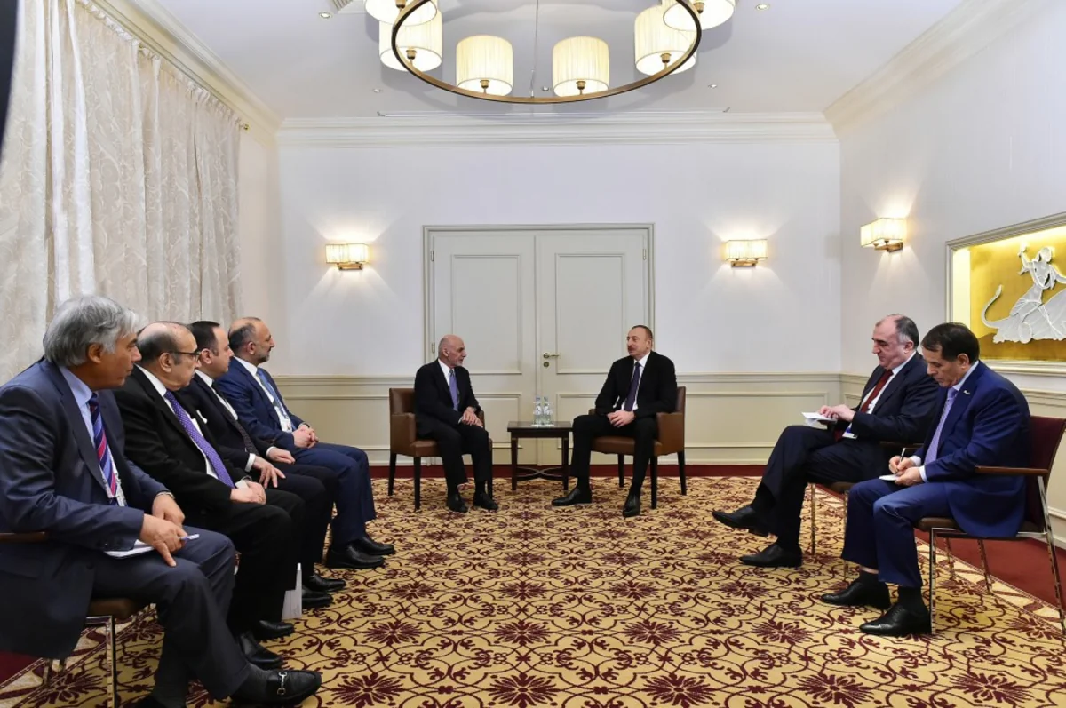 Münxendə Azərbaycan və Əfqanıstan prezidentlərinin görüşü olub