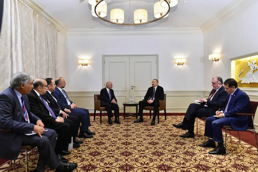 Münxendə Azərbaycan və Əfqanıstan prezidentlərinin görüşü olub