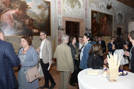 Leyla Aliyeva  attends  exhibition of YARAT Contemporary Art Center in Venice