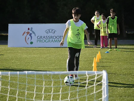 UEFA-nın dəstəyi ilə Ağcabədidə futbol festivalı keçirilib