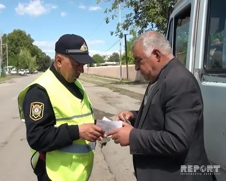 Ağstafada DYP reyd keçirib, 60-dan çox sürücü cərimələnib - FOTO