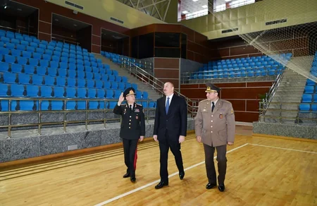 Prezident FHN-in idman-sağlamlıq klubunun açılışında iştirak edib - YENİLƏNİB