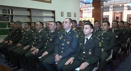 Əlahiddə Ümumqoşun Ordunun zabitləri Heydər Əliyevin fəaliyyəti barədə ətraflı məlumat əldə ediblər