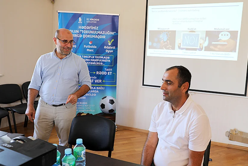 “Qaradağ Lökbatan” klubunun üzvlərinə danışılmış oyunlarla bağlı seminar keçirilib