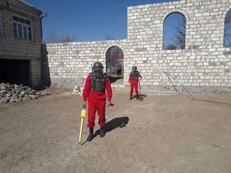 Tovuzda top mərmisi tapılıb