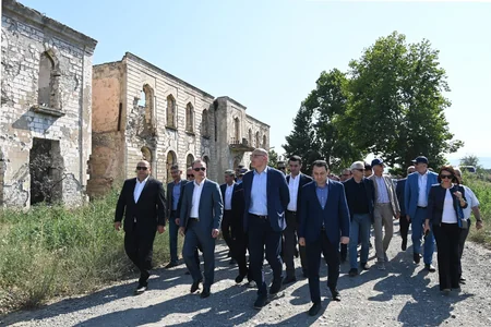 Diplomatik xidmət orqanları rəhbərləri Ağdamın dirçəlişi tədbirində iştirak ediblər