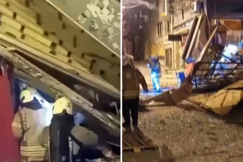 İstanbulda güclü partlayış olub